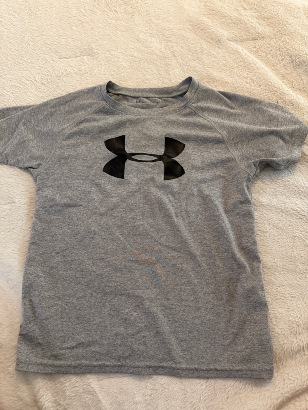 Under Armour Grey T-Shirt with Black Logo